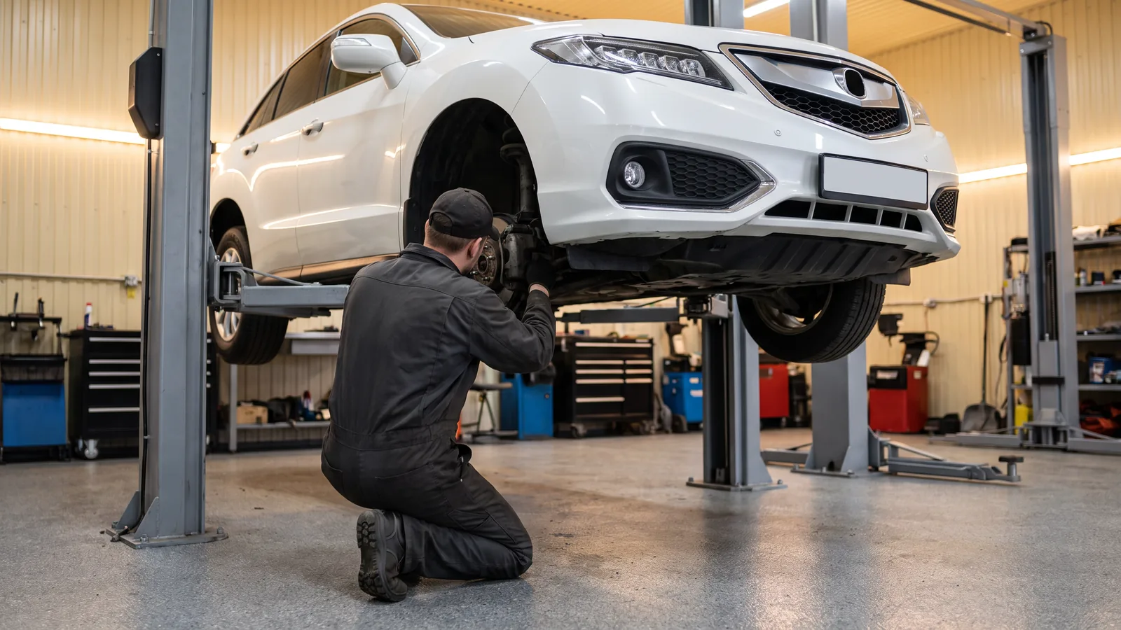 Acura RDX в автосервисе — иллюстрация