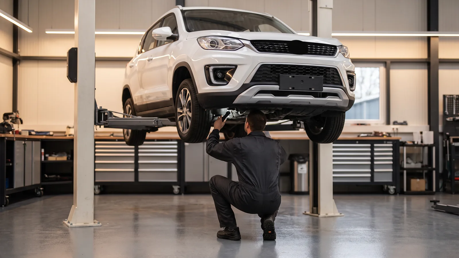 BAIC X35 в автосервисе — иллюстрация