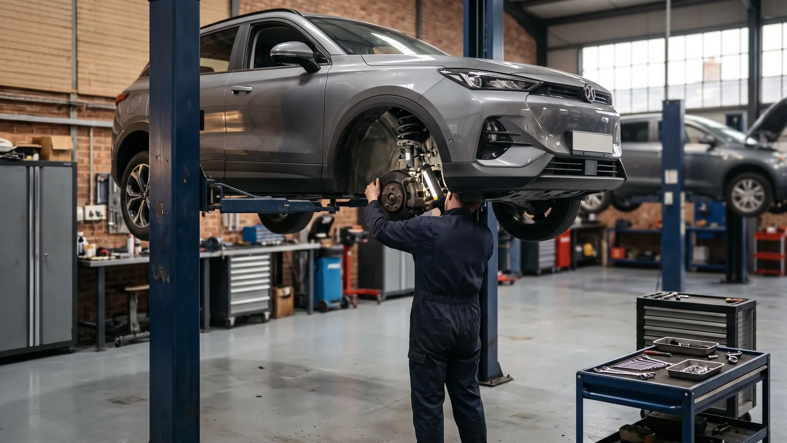 BAIC X55 в автосервисе — иллюстрация