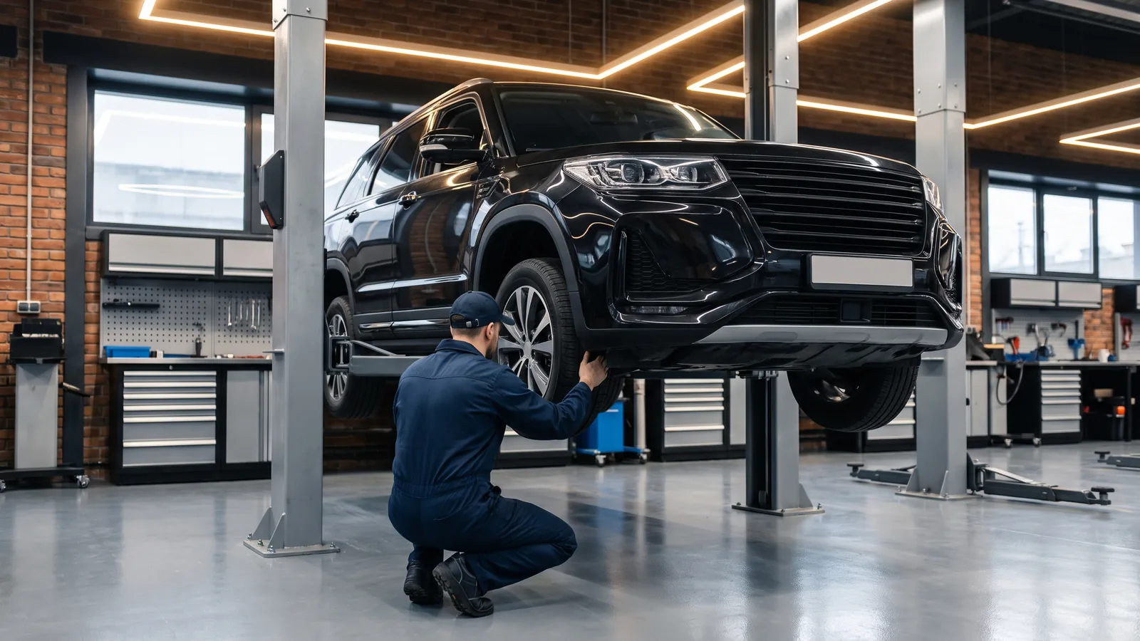 Changan CS95 в автосервисе — иллюстрация