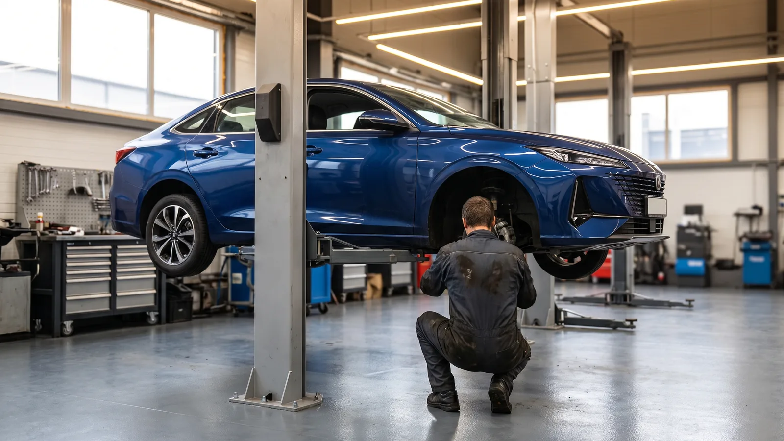 Changan Lamore в автосервисе — иллюстрация