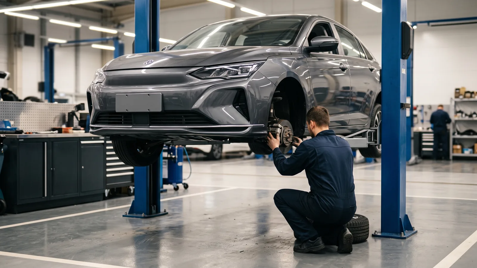 Dongfeng Shine Max в автосервисе — иллюстрация
