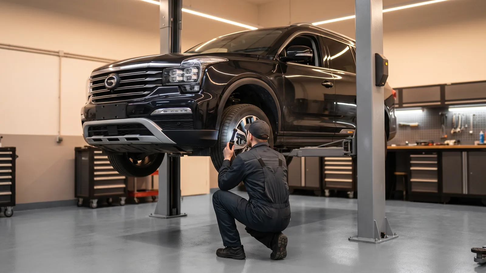 GAC GS8 в автосервисе — иллюстрация