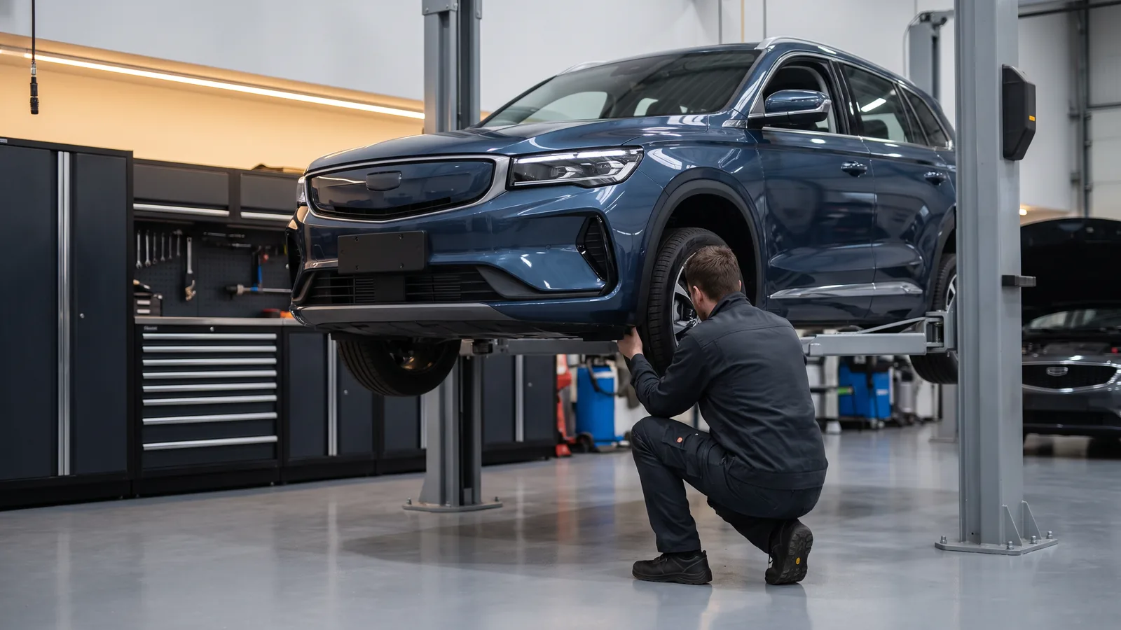 Geely Cityray в автосервисе — иллюстрация