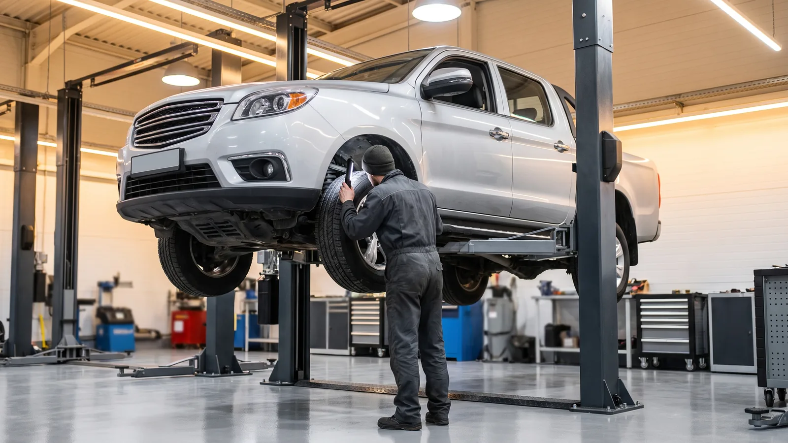 JAC T6 в автосервисе — иллюстрация