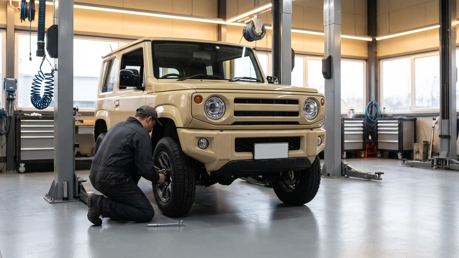 Jeland J6 в автосервисе — иллюстрация