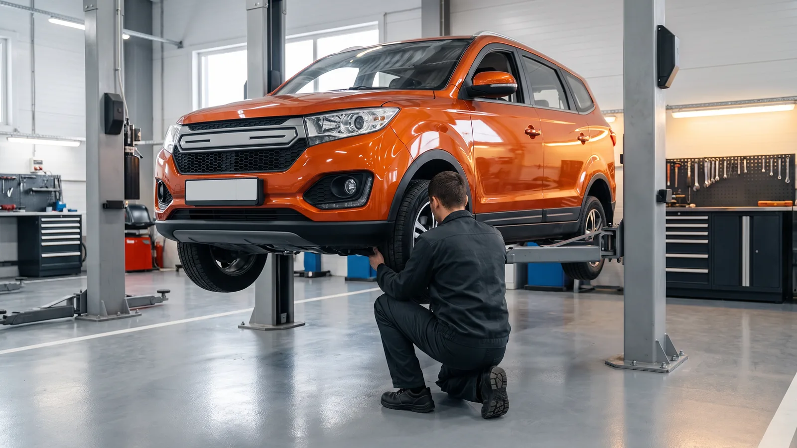 Lifan Myway в автосервисе — иллюстрация