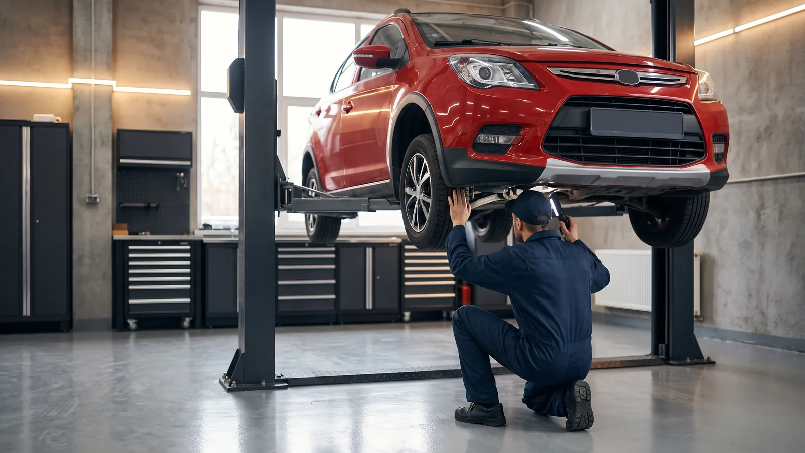 Lifan X50 в автосервисе — иллюстрация
