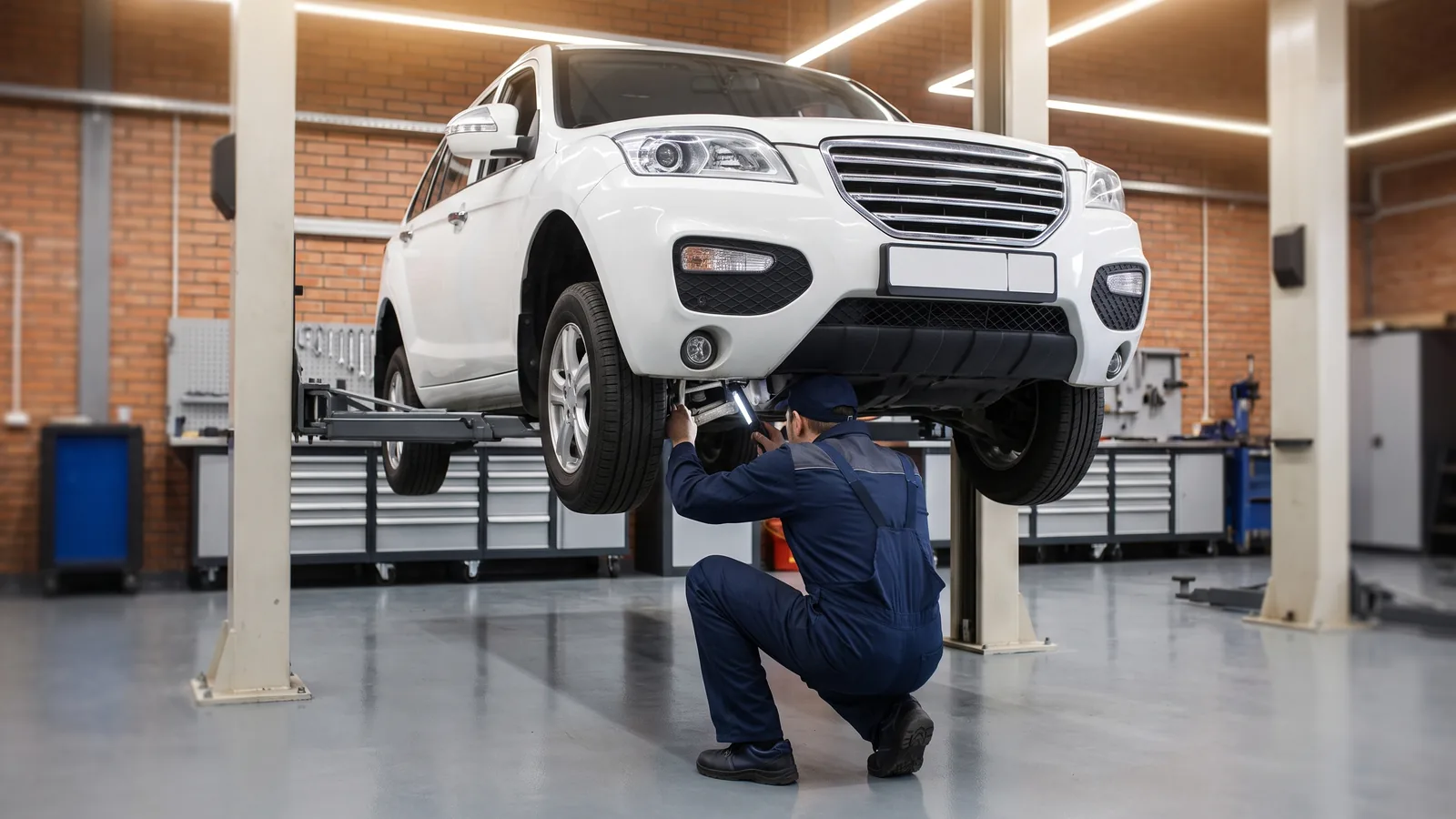 Lifan X60 в автосервисе — иллюстрация