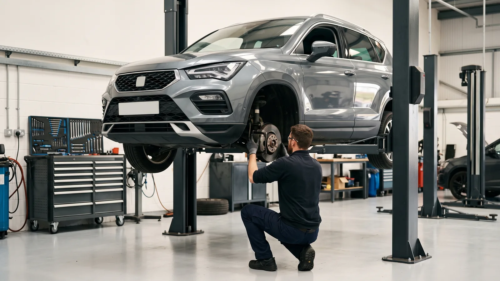 SEAT Ateca в автосервисе — иллюстрация