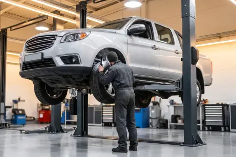 JAC T6 в автосервисе — иллюстрация