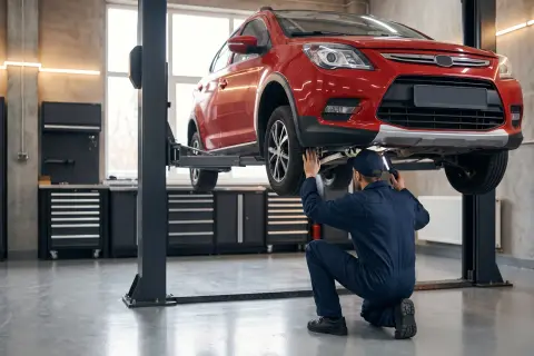 Lifan X50 в автосервисе — иллюстрация
